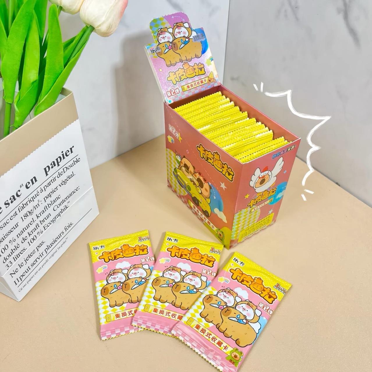 卡皮巴拉卡片吧啦豚门秘籍哪吒闹海收藏卡周边盲盒卡牌儿童节礼物