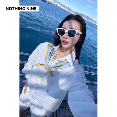 NOTHING NINE 花园晨雾限量英国进口liberty撞色衬衫/短裤