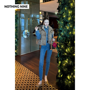 格蓝彗星水洗牛仔小脚裤 NOTHING NINE