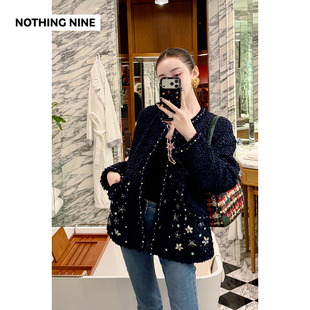 长裤 NOTHING 抹胸 索尔芬手工钉钻两口袋圆领外套 NINE