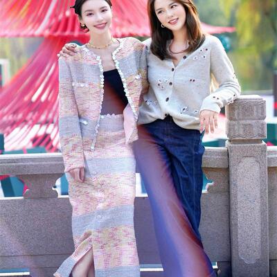 NOTHING NINE 海泊里恩炫彩亮片半裙