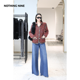 NOTHING 燃莓英国linton粗花呢外套 NINE