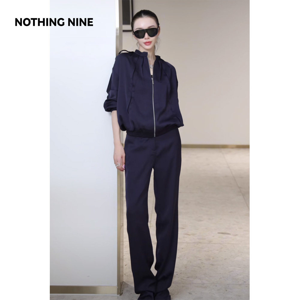 NOTHING NINE【米兰秀款】潘达瓦深瞳意大利进口套装上衣/长裤