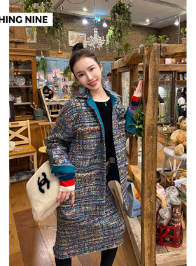 NOTHING NINE 鸢尾缪斯法国进口scop定制金属扣外套