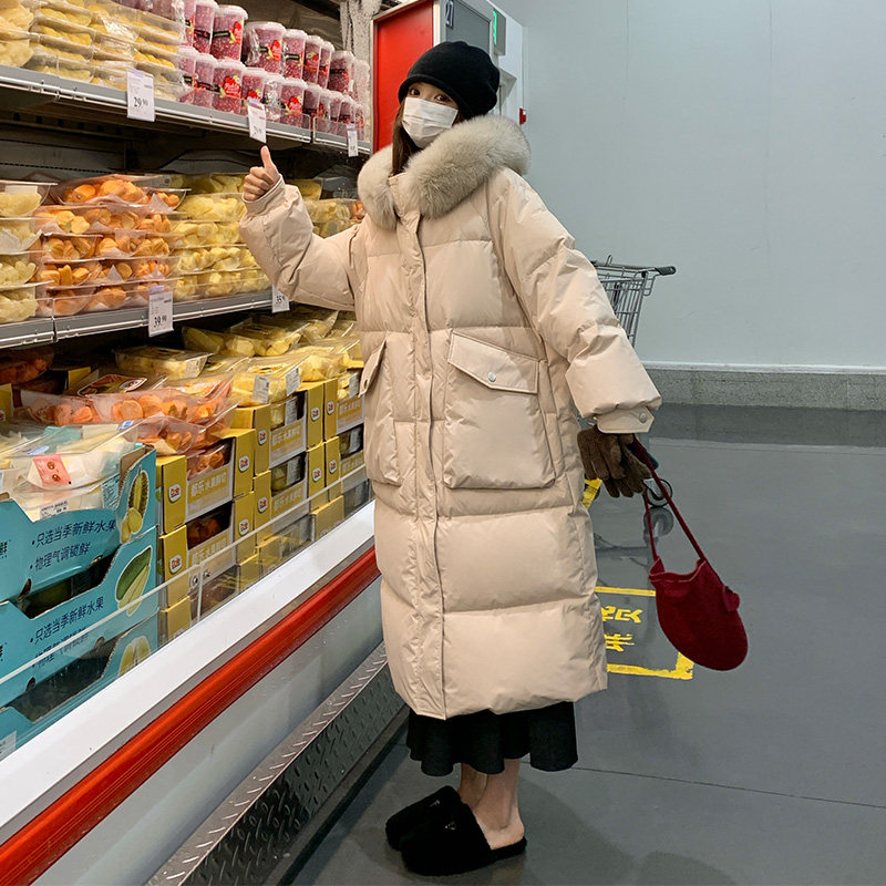 现货2025冬季新品长款大毛领棉服外套137-8010-P195-控298,女装棉衣/棉服,浙宝137