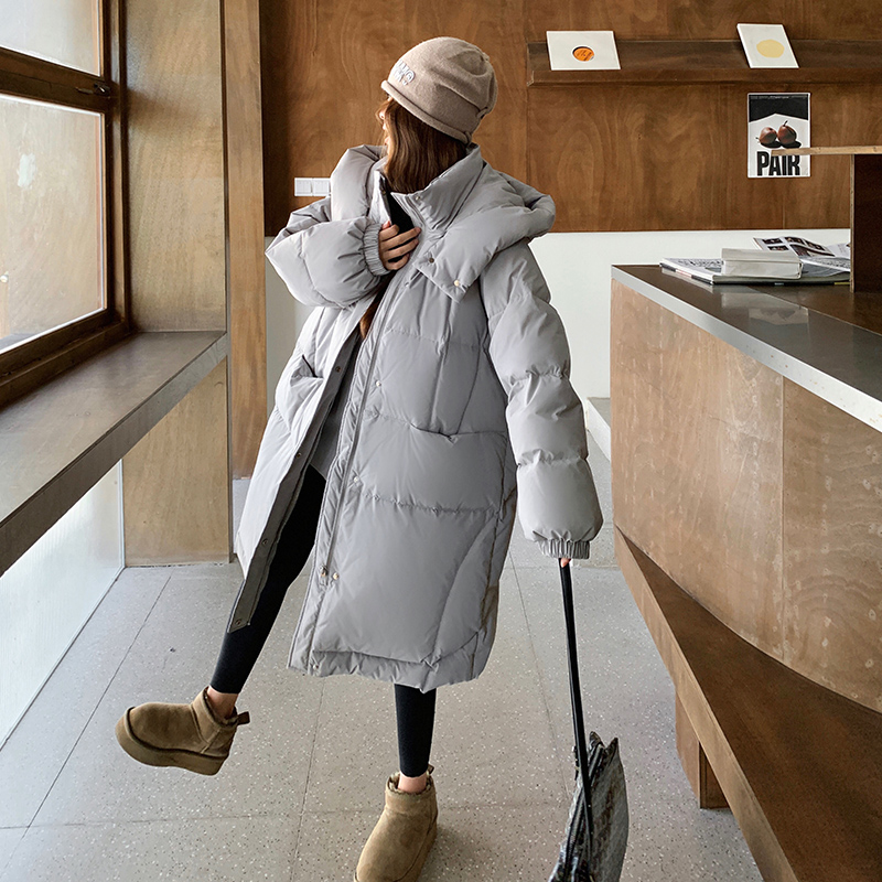 现货2025冬季新款90白鸭绒中长款羽绒服137-5063-P340-控518，女装羽绒服，浙宝137