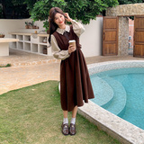 2025春季新款假两件连衣裙137-5010-P135-控198，商品下架区，浙宝137