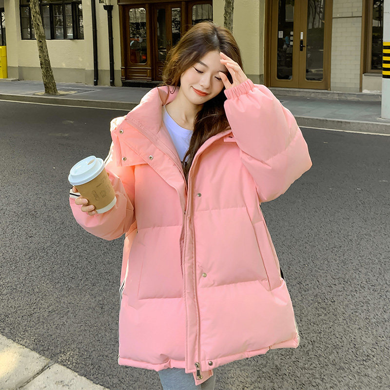 现货2025冬季新品短款织带棉服外套137-8005-P165-控258,女装棉衣/棉服,浙宝137