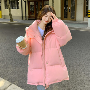 现货2025冬季新品短款织带棉服外套137-8005-P165-控258