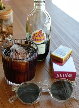 欧内眼镜太阳镜多边形复古户外