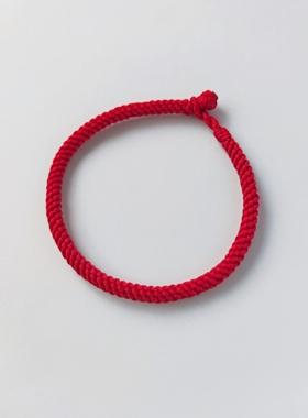 本命年红色手绳玉米结手链