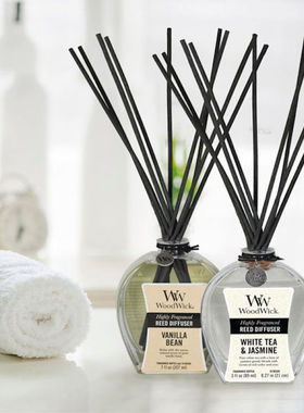 yankee扬洋杨基麦秆精油香薰植物藤条reed Diffuser清新woodwick