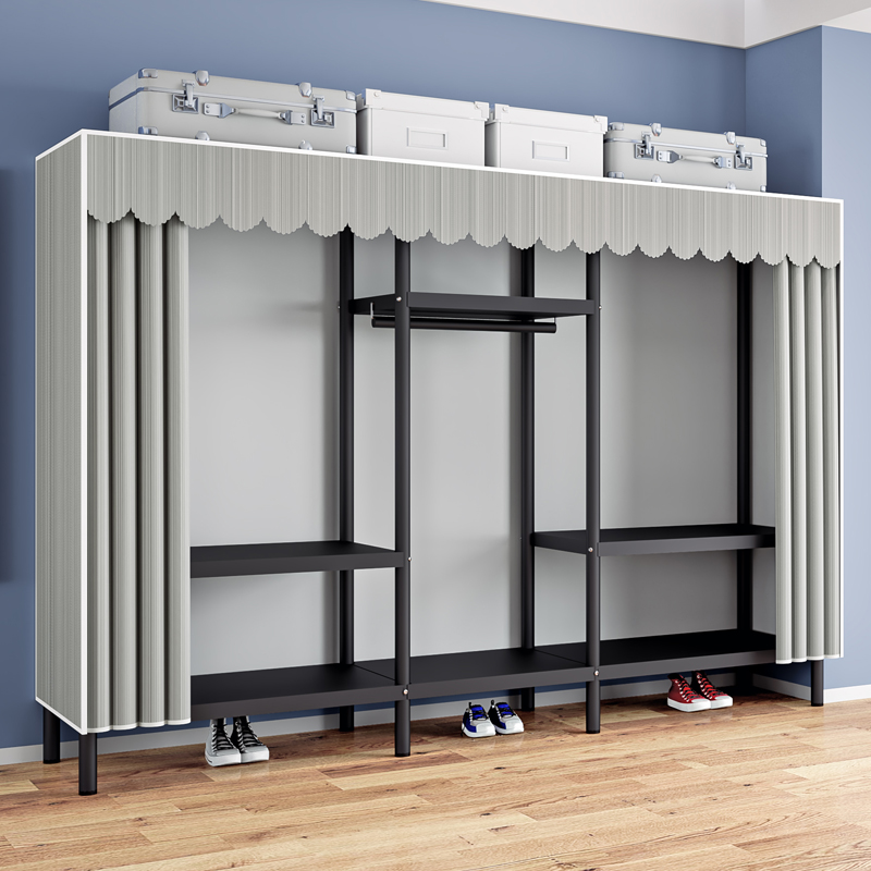 全钢架衣柜结实耐用承重超5000斤