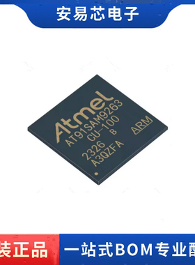 全新原装 AT91SAM9263B-CU-100 TFBGA-324 控制器微处理器芯片