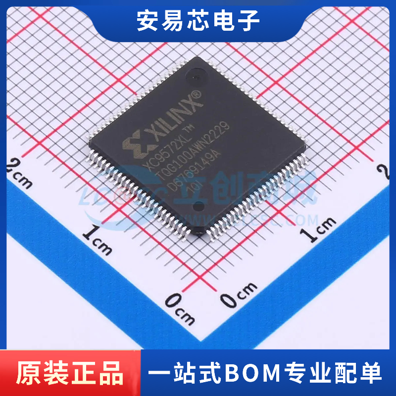 XC9572XL-10TQG100I 封装TQFP-100 可编程逻辑器件 全新原装