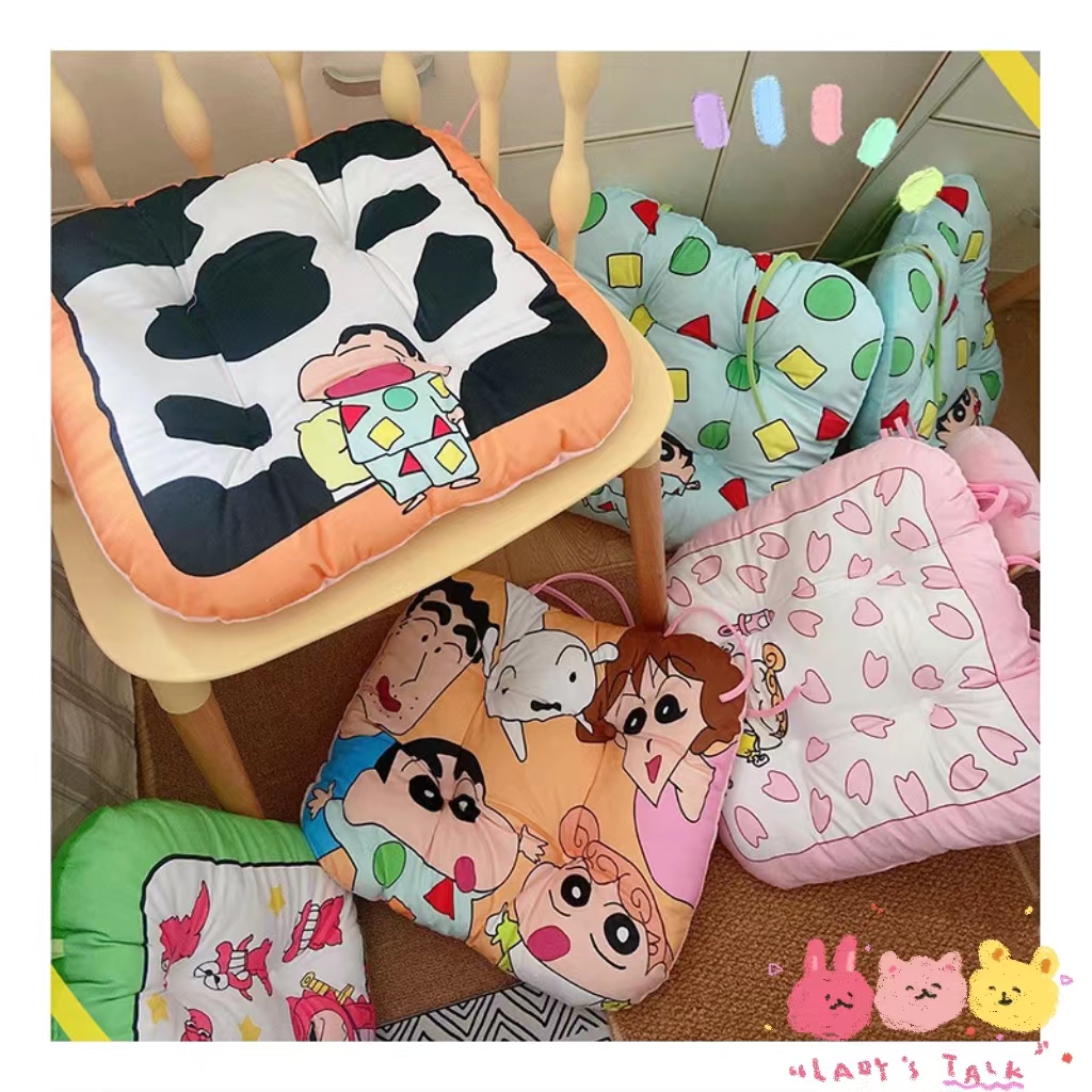 蜡笔小新卡通坐垫凳子椅子屁股垫餐椅垫学生教室专用久坐座垫可爱