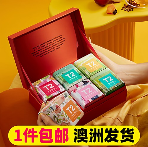 T2红茶圣诞礼盒经典茶包伴手礼