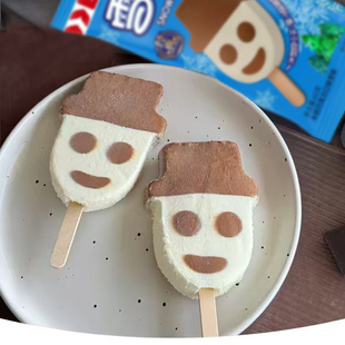 大花脸牛奶巧克力香草雪糕批发 10支大桥道雪人冰淇淋65g 包邮