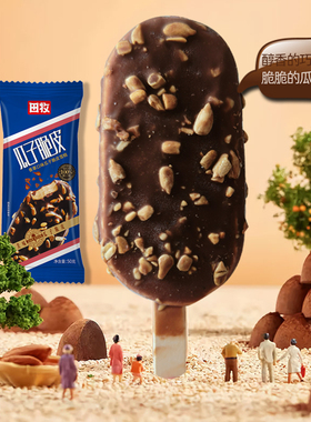 5支 田牧瓜子巧克力脆皮雪糕 香草冰淇淋冰棍冰棒 自选冷饮批发