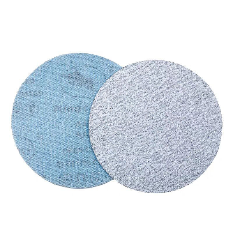 金牛植绒砂纸4寸5寸气磨机打磨抛光圆盘砂纸金属汽车木工干磨砂纸