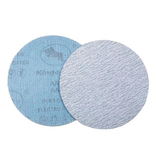 金牛植绒砂纸4寸5寸气磨机打磨抛光圆盘砂纸金属汽车木工干磨砂纸