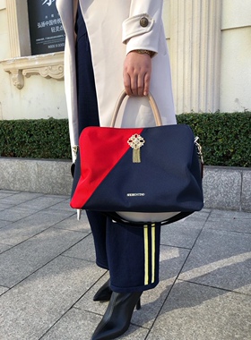 圣梵伦蒂诺P4-A520DBRA时尚百搭尼龙布超轻单肩包斜挎包手提包