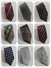Vintage Exquisite European and American Luxury Brand Retro Men's Business Casual Mulberry Silk Pattern Hand-Tied Tie B1