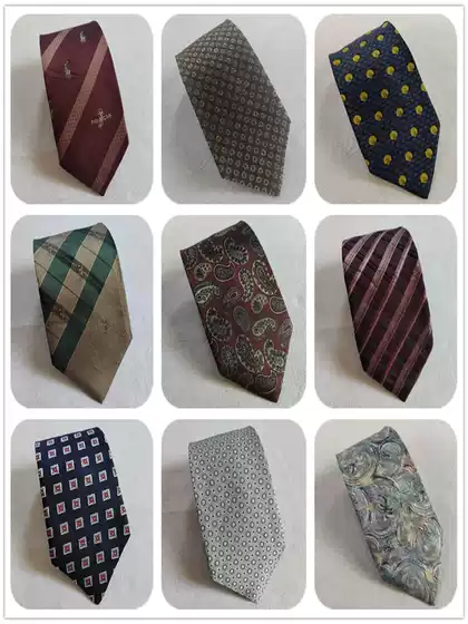 Vintage Exquisite European and American Luxury Brand Retro Men's Business Casual Mulberry Silk Pattern Hand-Tied Tie B1