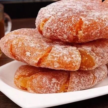 老式手工柑饼大个金桔饼橘红传统潮汕特产泡水烘焙用休闲零食包邮