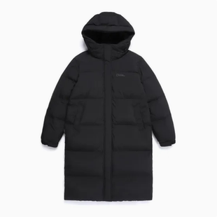 韩代 NATIONAL GEOGRAPHIC国家地理25冬女防风防水加厚长款羽绒服