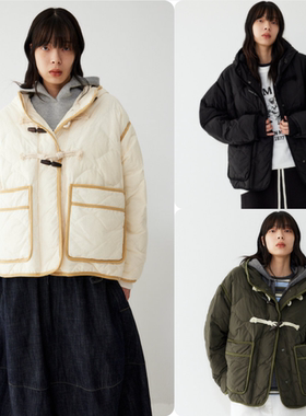 反季特价 韩国正品代购 STUDIO TOMBOY 25冬女宽松休闲连帽羽绒服
