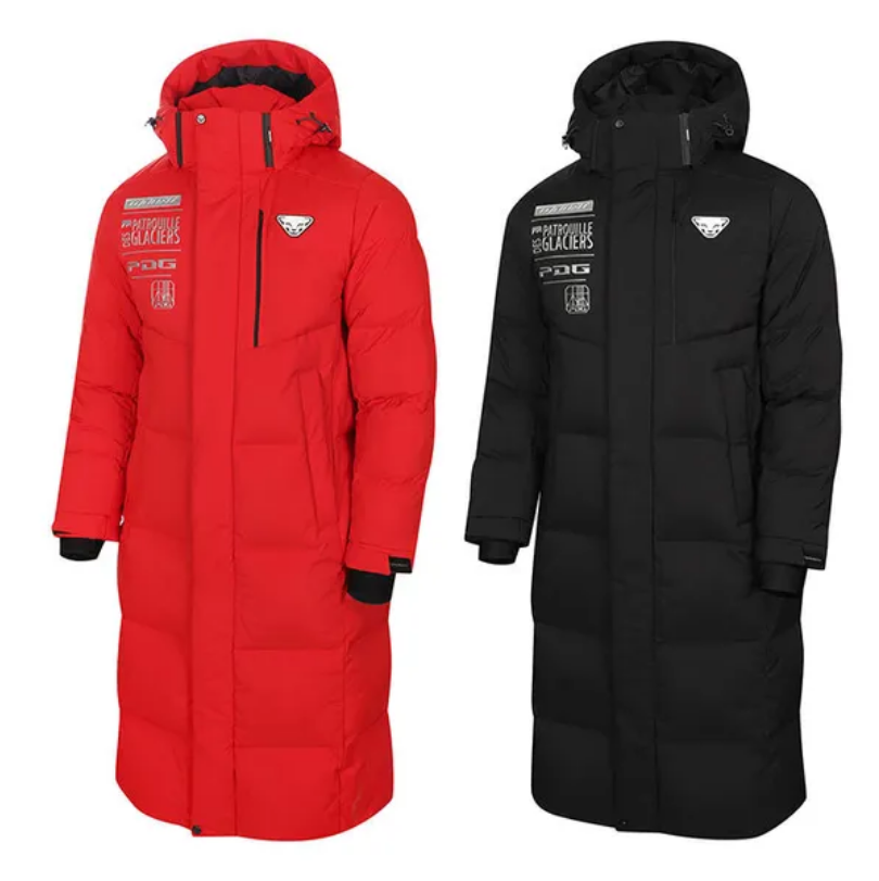 韩国正品代购 DYNAFIT雪豹 24冬男女 防水加厚连帽长款鹅绒羽绒服