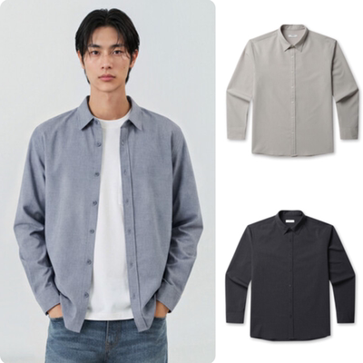 韩国正品代购 PROJECT M 26夏 男 休闲时尚长袖衬衫外套