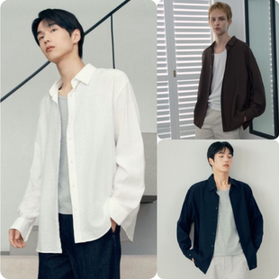 代购 衬衫 MindBridge26夏 透气防晒外套长袖 M1WS3175 男 韩国正品