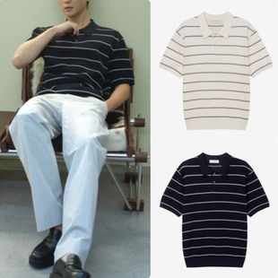 26夏 MindBridge 代购 针织T恤M1KT3174 海报款 短袖 男士 韩国正品
