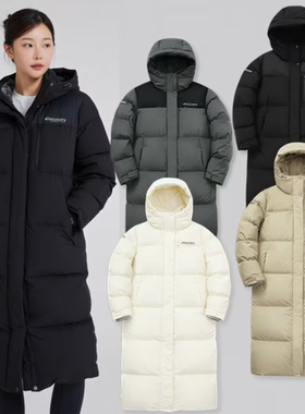 反季特价 韩国代购 DISCOVERY 24冬 女款 防水防风长款鸭绒羽绒服