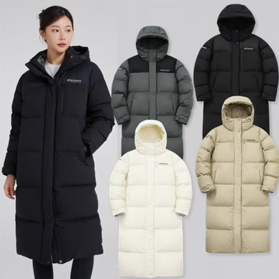 反季特价 韩国代购 DISCOVERY 24冬 女款 防水防风长款鸭绒羽绒服