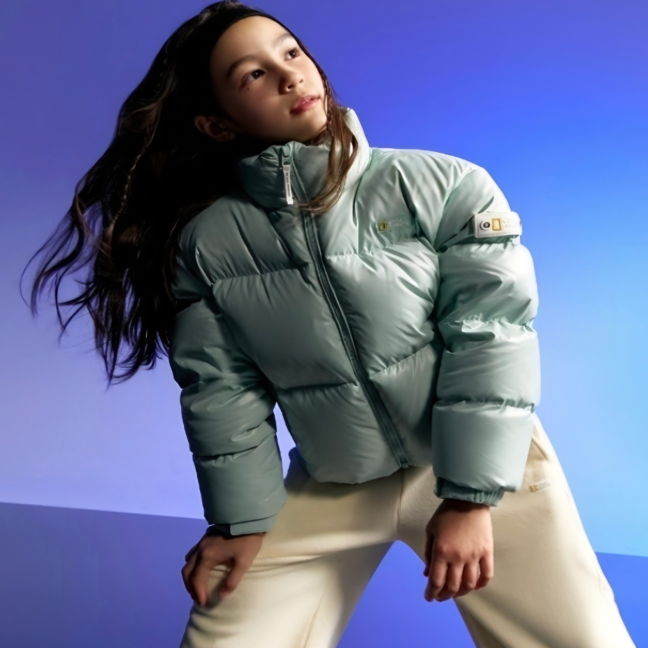 韩代 NATIONAL GEOGRAPHIC国家地理 25冬 儿童防水短款羽绒服