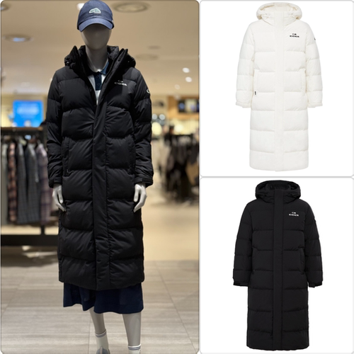 反季特价韩国正品代购EIDER 25冬男女情侣防水加厚长款鸭绒羽绒服