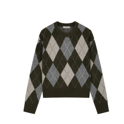 韩国正品代购 PROJECT M 25冬 女  百搭休闲针织衫毛衣