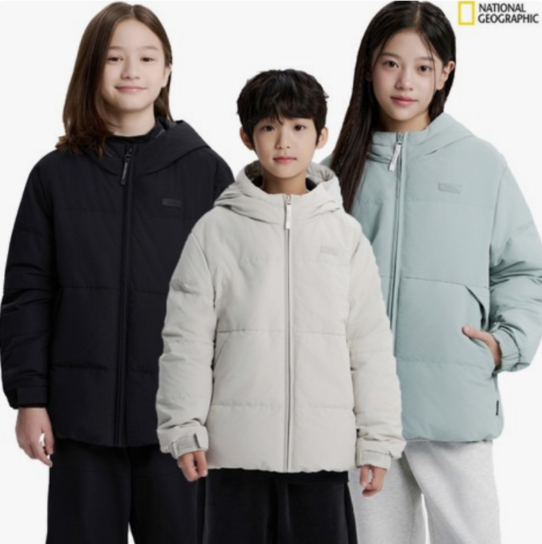 韩代NATIONAL GEOGRAPHIC国家地理 25冬 保暖防风短款羽绒服