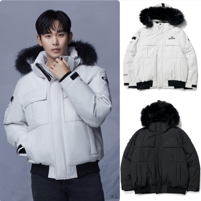 反季特价 韩国正品代购EIDER 冬防风防水男女短款工装鹅绒羽绒服