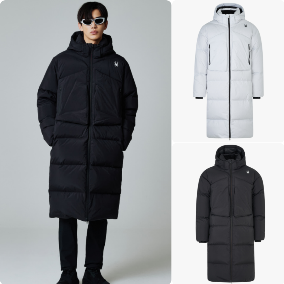 反季特价 韩国正品代购 SPYDER蜘蛛 冬 男女防水户外长款羽绒服