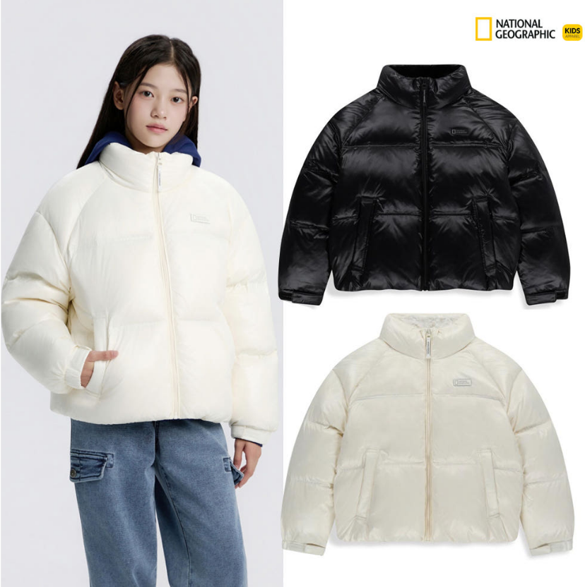 韩代NATIONAL GEOGRAPHIC国家地理 25冬 防水防风短款羽绒服