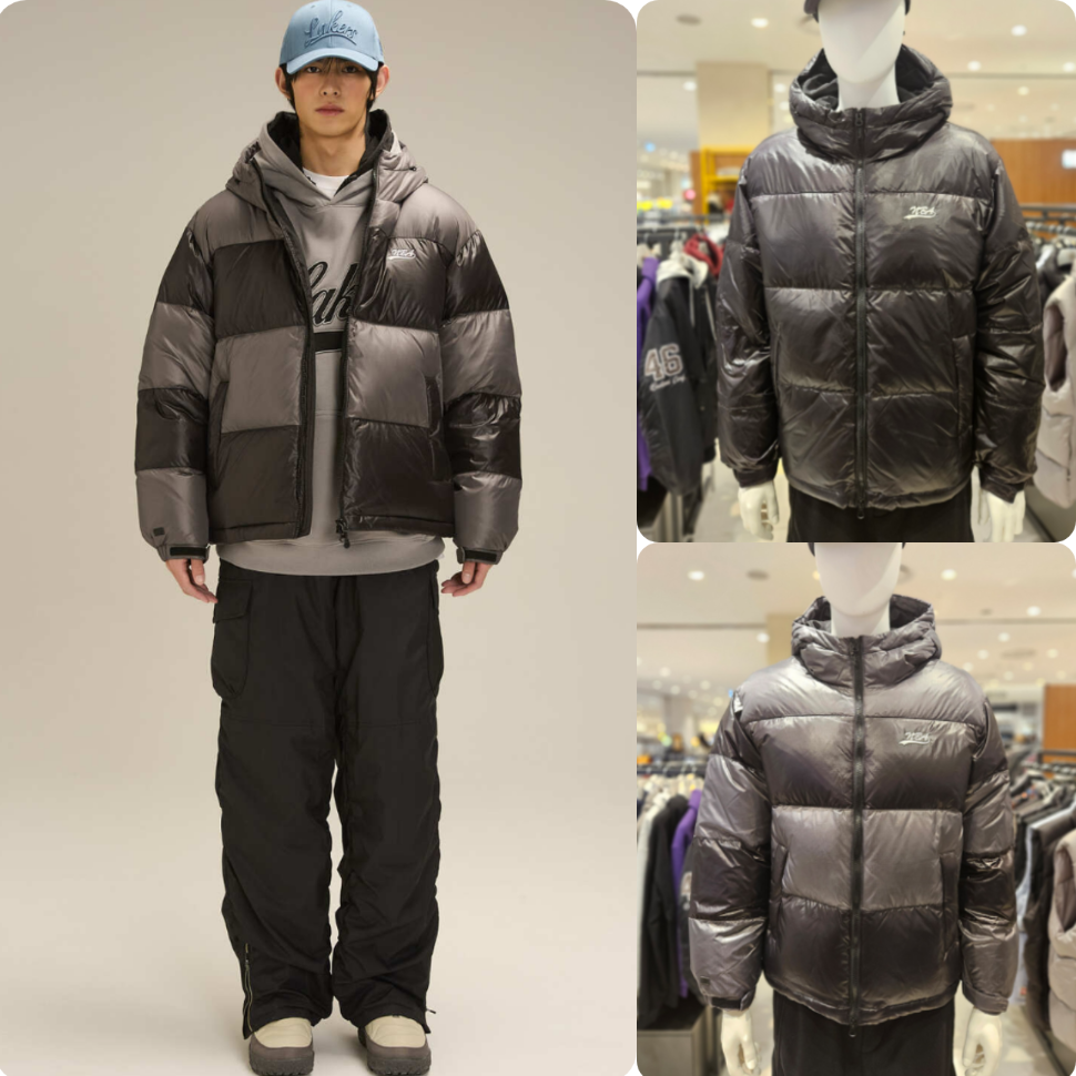 限时特价 韩国正品代购 NBA 24冬 男女 防风防水短款连帽羽绒服