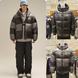 限时特价 韩国正品代购 NBA 24冬 男女 防风防水短款连帽羽绒服