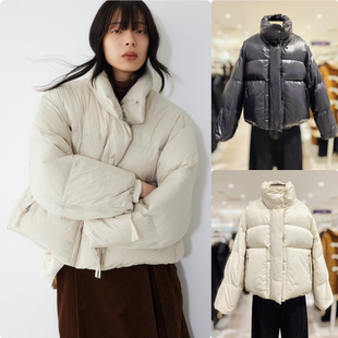 反季特价 韩国代购 STUDIO TOMBOY 25冬女宽松休闲立领鸭绒羽绒服