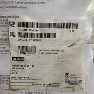 6AV6881-0AS42-0AA1、USB闪存驱动器.询价