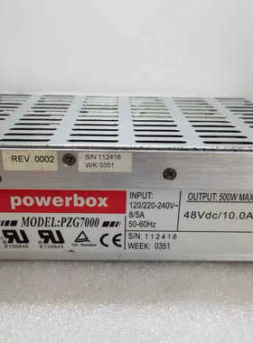 PZG7000POWERBOX工业设备开关电源48V1.询价