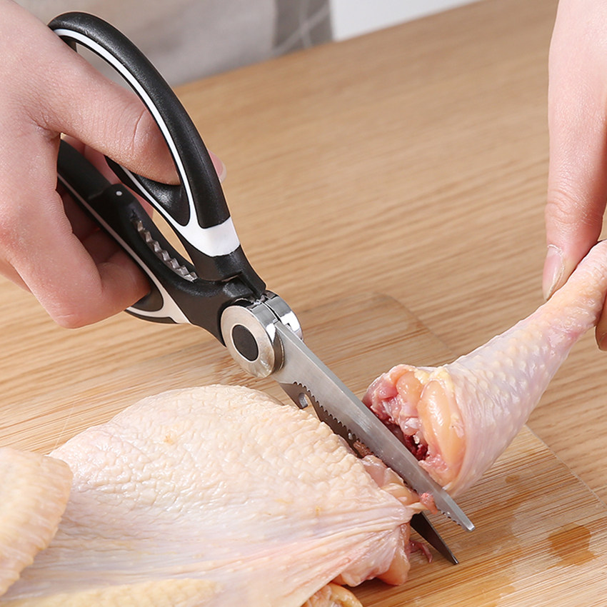 多功能厨房剪刀家用杀鱼专用剪鸡骨鸭骨烤肉剪大号不锈钢强力剪子,居家日用,厨房剪刀,淘宝优惠券,粉丝福利购,淘宝优惠卷